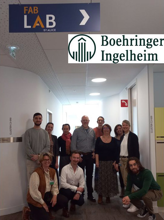 Commission formation au Fab Lab de Boehringer Ingelheim pour échanger sur "Formations internes VS formations externes : Quelle politique ?"