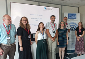 Les membres de la commission CQ ont pu échanger avec 3 personnes des Masters Analyse et contrôle de l'Université Claude Bernard Lyon 1 sur les contenus de formation et d'autres sujets passionnants qui font le lien entre le monde de la formation et le monde industriel