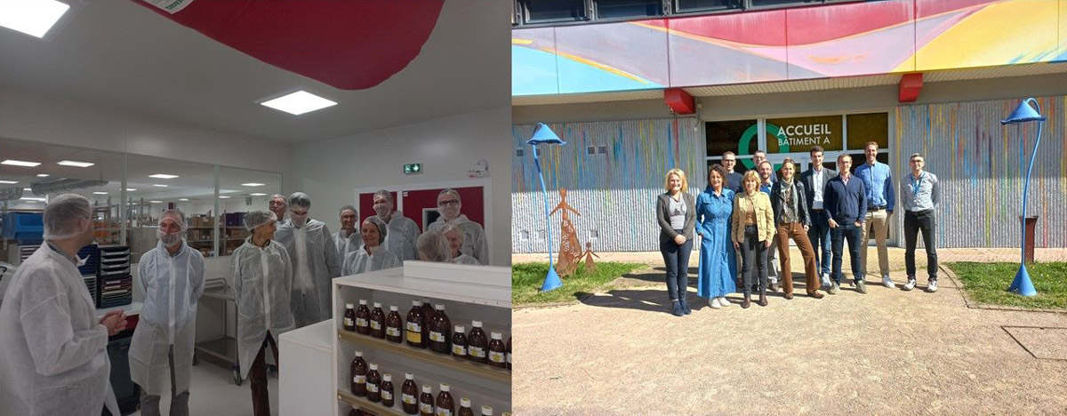 Les membres des commissions Supply chain et Industrielle chez Boiron