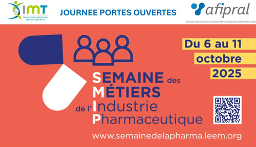 Portes-ouvertes Semaine des Métiers de l'Industrie Pharmaceutique
