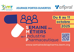 Portes-ouvertes Semaine des Métiers de l'Industrie Pharmaceutique