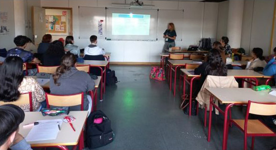 intervention auprès des 1ères années du BTS Bioanalyses en Laboratoire de Contrôle