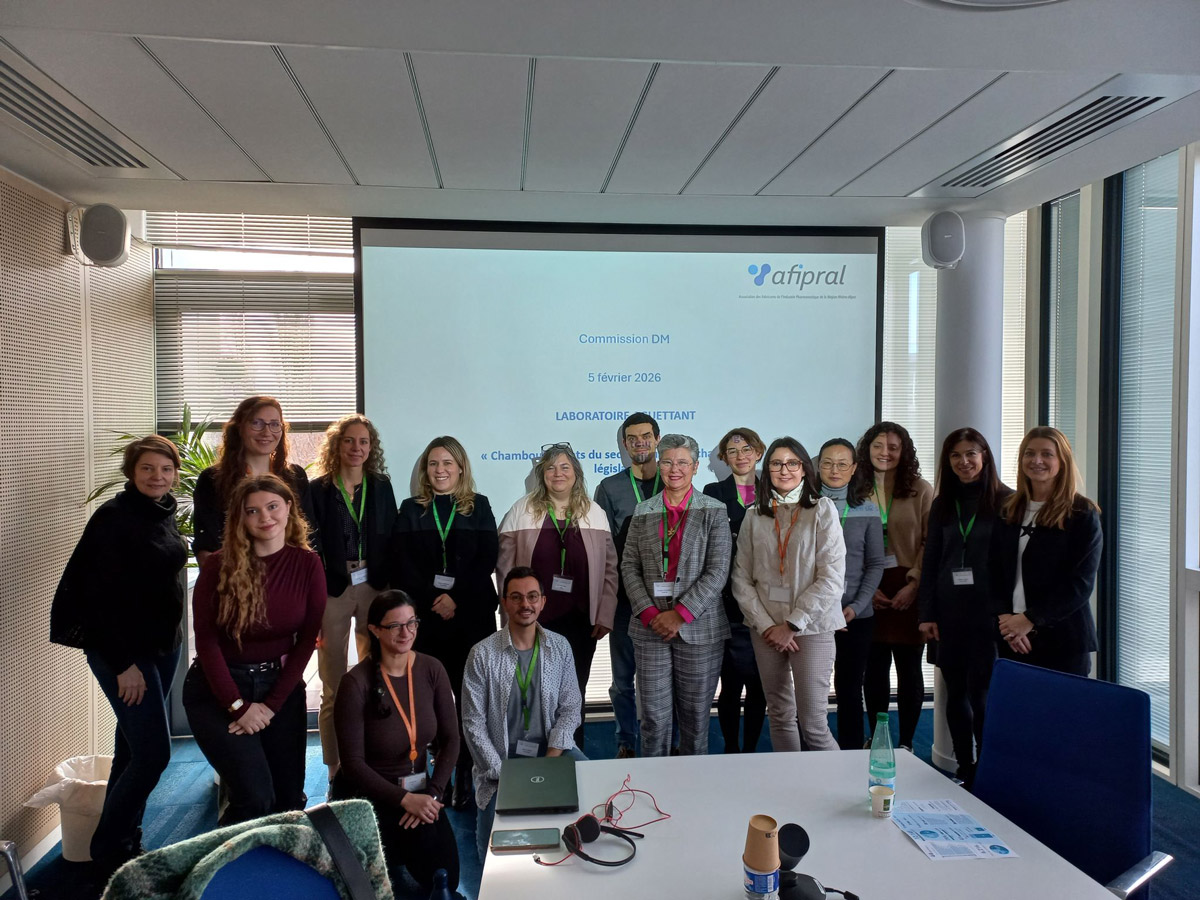 Commission DM au Laboratoire Aguettant avec une invitée d'honneur : Francoise Schlemmer du Team-NB